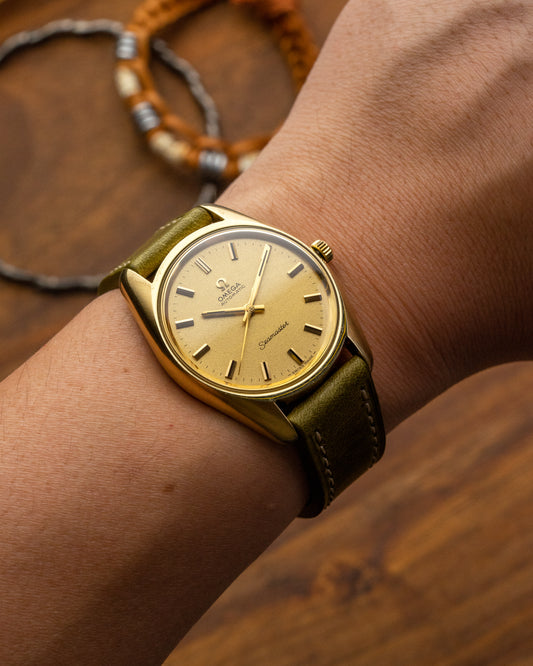 Omega Seamaster Automatic "Sparkle" dial Gold Capped Ref. 165.067 (Cal. 562)