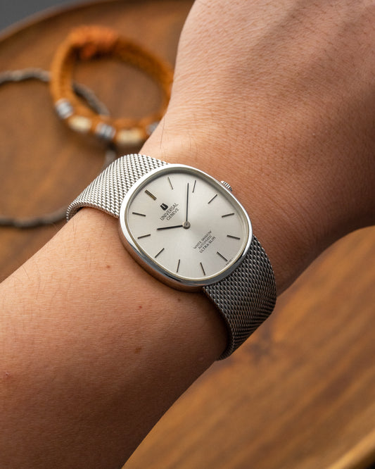 Universal Geneve White Shadow "Ellipse" Ultra-Slim Ref. 866051 (Cal. 2-66)