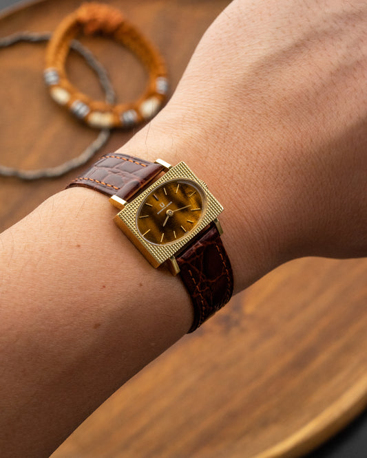 Universal Geneve "Tiger’s Eye" Guilloché Waffle Gold case Ref. 510608 (Cal. 10)