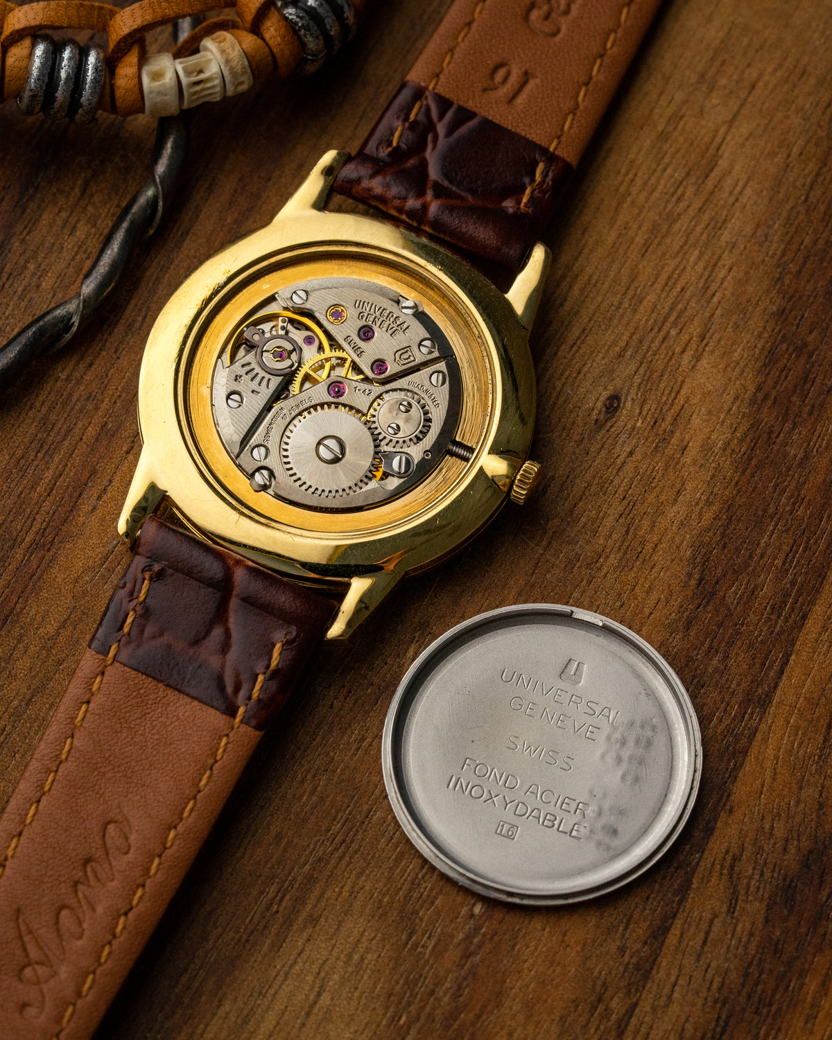 Universal Geneve Ultra-Thin "Golden Mocha" dial Gold Ref. 542101 (Cal. 1-42)