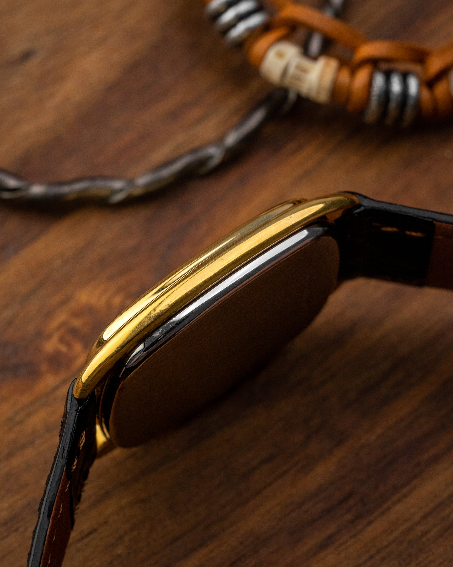 Longines "Cushion" Rectangular Gold Ref. 4448 (Cal. 847.4)