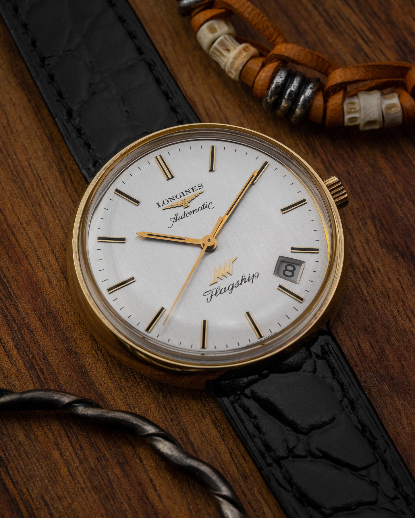 Longines Flagship Ultra-Chron “Disco Volante” Automatic Date Gold Ref. 8503-1 (Cal. 431)