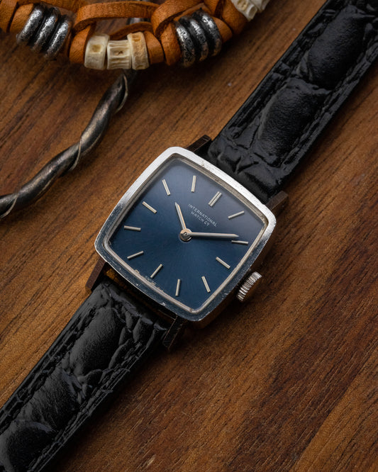 IWC Mini "Square TV" Blue dial Ref. R4174 (Cal. 41)