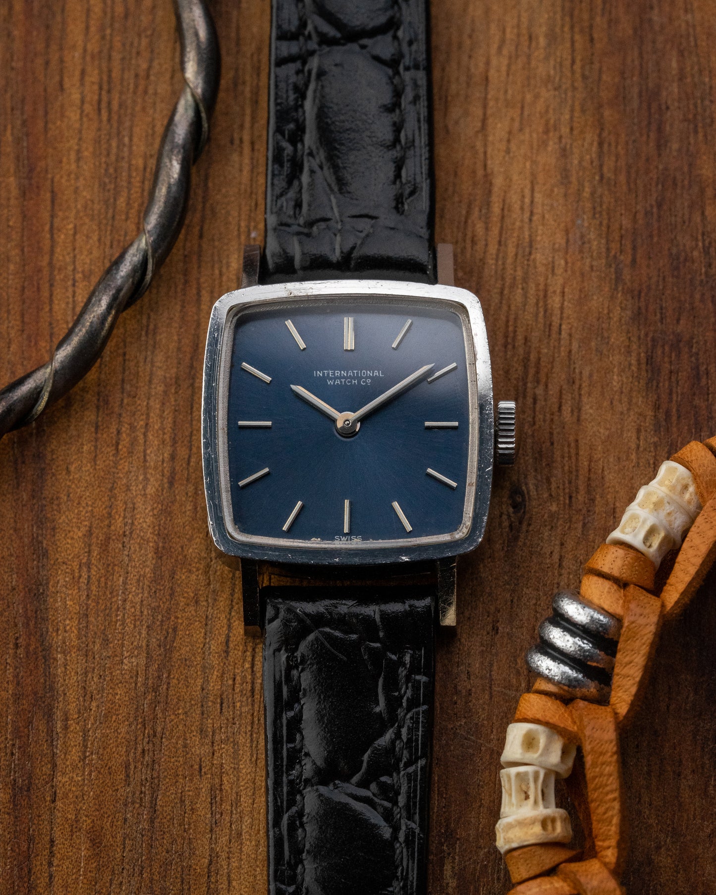 IWC Mini "Square TV" Blue dial Ref. R4174 (Cal. 41)