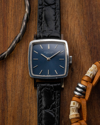 IWC Mini "Square TV" Blue dial Ref. R4174 (Cal. 41)