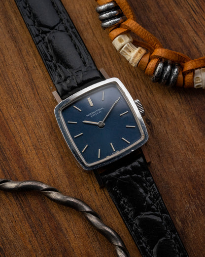 IWC Mini "Square TV" Blue dial Ref. R4174 (Cal. 41)