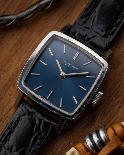 IWC Mini "Square TV" Blue dial Ref. R4174 (Cal. 41)