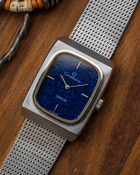 Omega Constellation "Lapis Lazuli" Rectangular Ref. 515.0030 (Cal. 625)