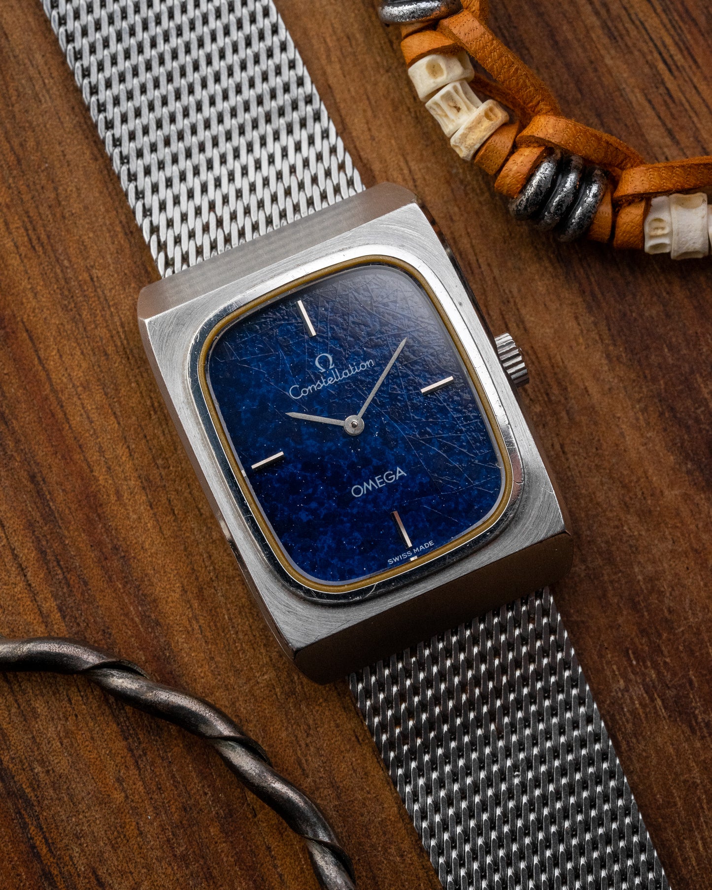 Omega Constellation "Lapis Lazuli" Rectangular Ref. 515.0030 (Cal. 625)