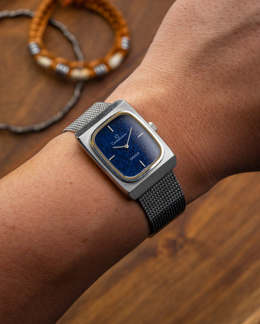 Omega Constellation "Lapis Lazuli" Rectangular Ref. 515.0030 (Cal. 625)