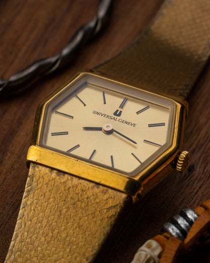 Universal Geneve Mini Hexagon Gold Ref. 542581 (Cal. 2-42)