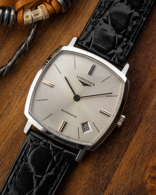 Longines "Square-Cushion" Automatic Date Ref. 3611 (Cal. L634.1)
