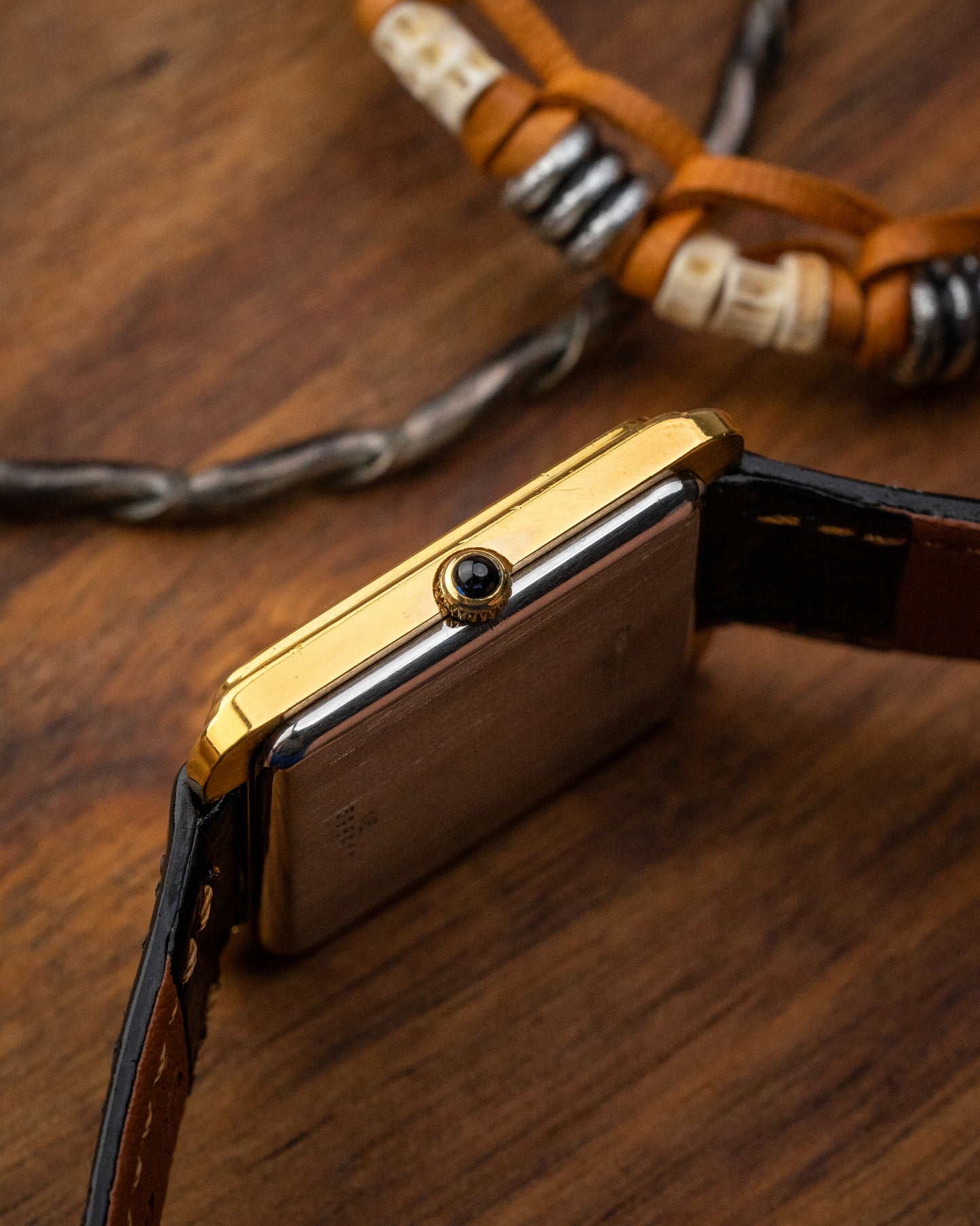 Longines Square "Gondolo" White Roman dial Gold Ref. 4255 (Cal. 847.4)