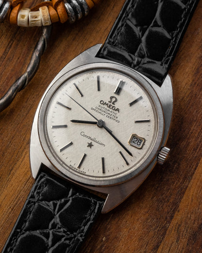 Omega Constellation Chronometer "C-shape" Linen dial Ref. 168.017 (Cal. 564)