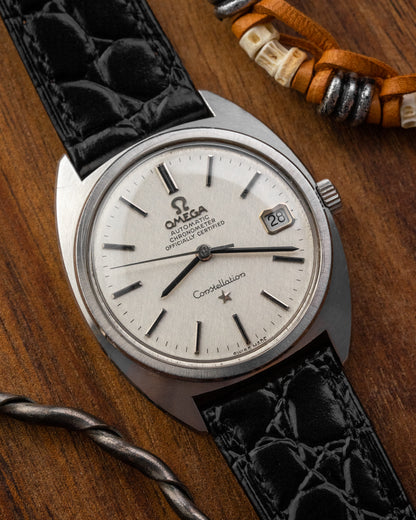 Omega Constellation Chronometer "C-shape" Linen dial Ref. 168.017 (Cal. 564)