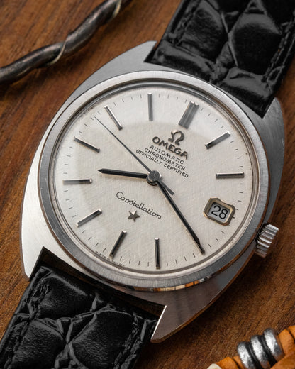 Omega Constellation Chronometer "C-shape" Linen dial Ref. 168.017 (Cal. 564)