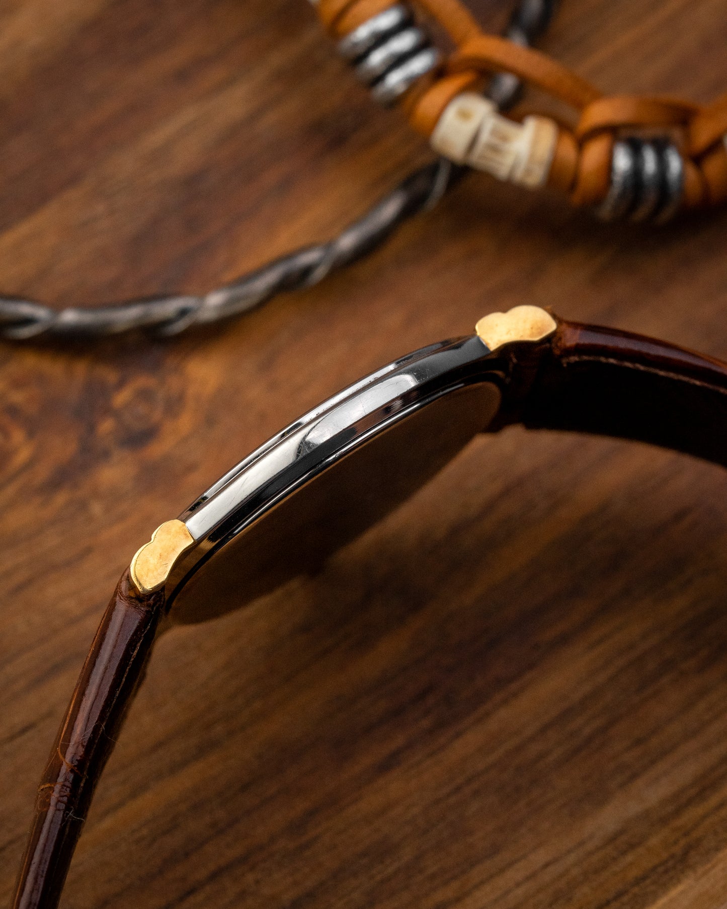 Credor Seiko "S. Steel + 18K Lugs" Super-Slim Date 7779-6000