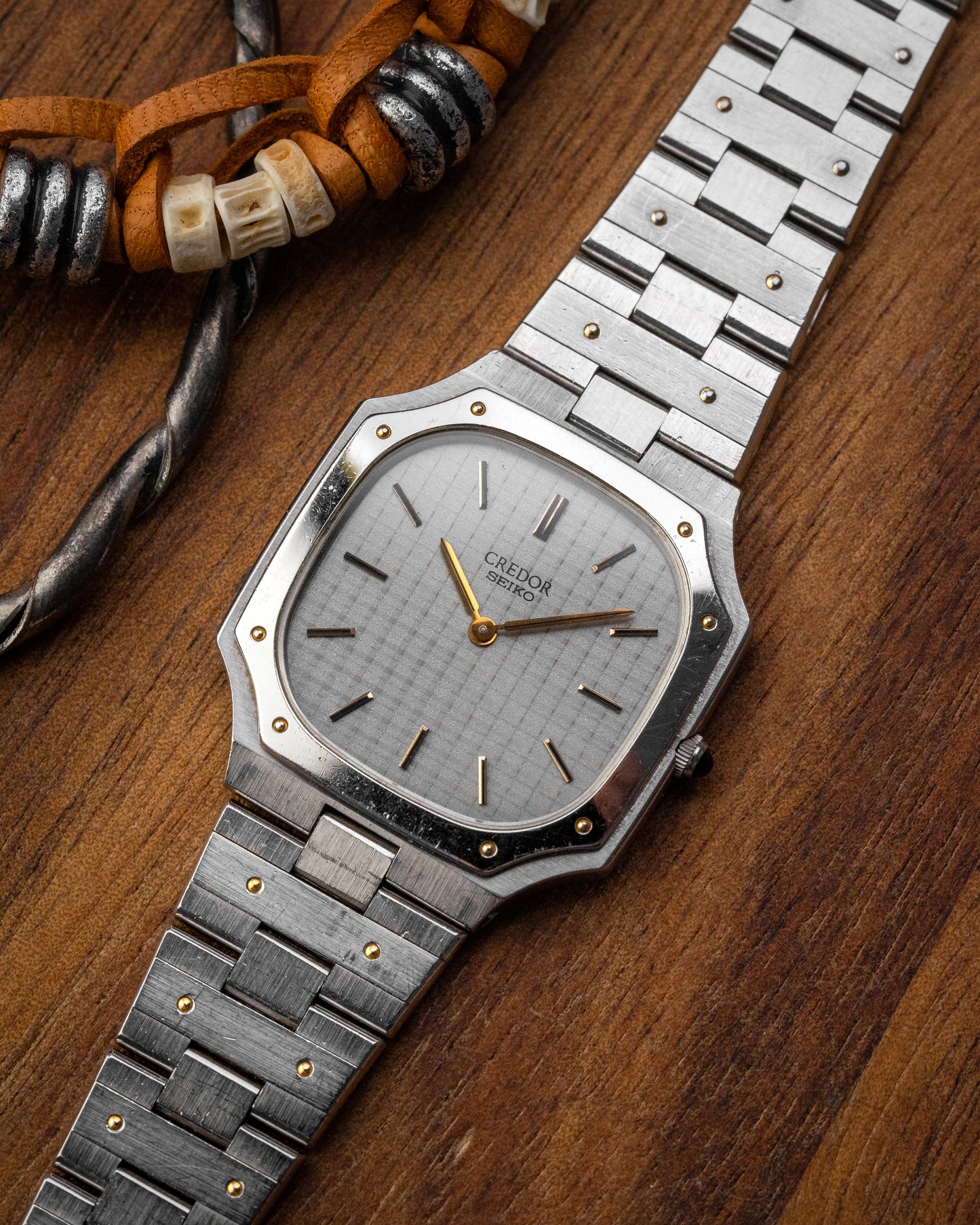 Credor Seiko Mini "Nautilus" Integrated Bracelet Ref. 8420-5010