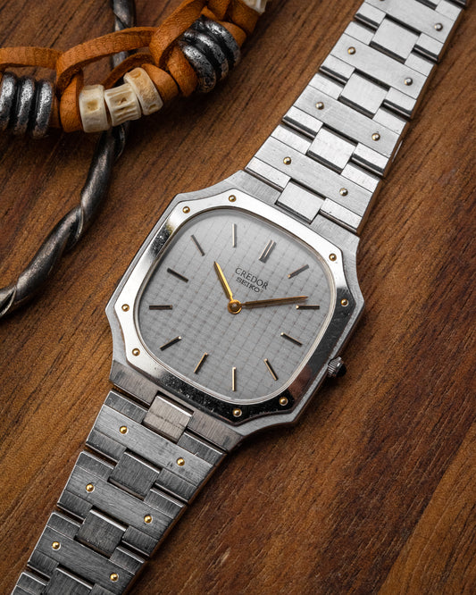 Credor Seiko Mini "Nautilus" Integrated Bracelet Ref. 8420-5010