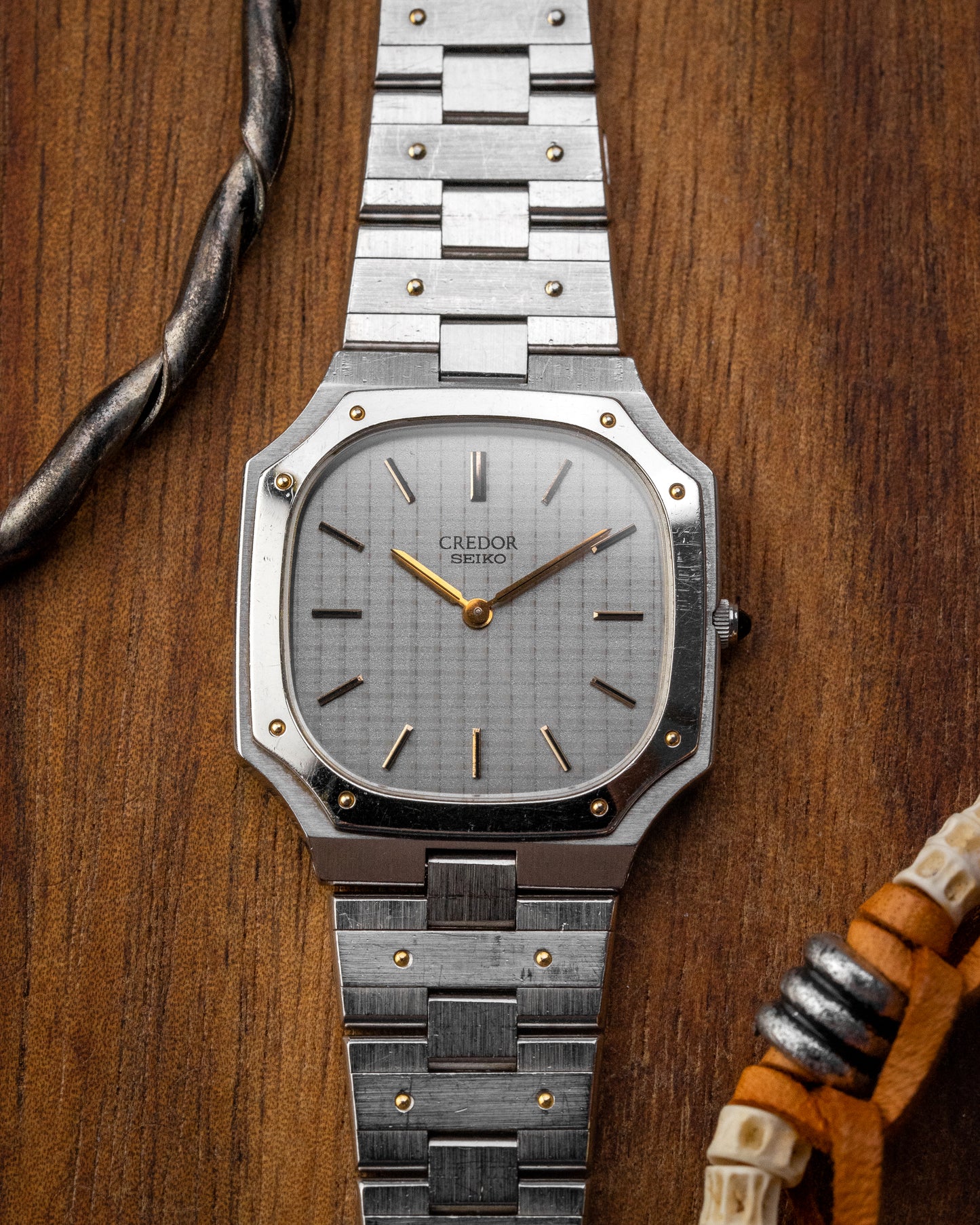 Credor Seiko Mini "Nautilus" Integrated Bracelet Ref. 8420-5010