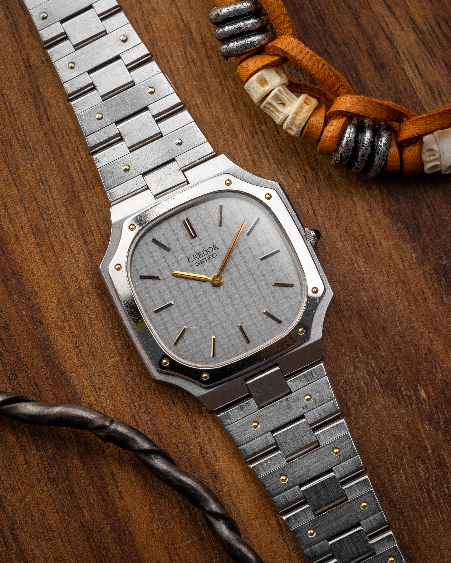 Credor Seiko Mini "Nautilus" Integrated Bracelet Ref. 8420-5010