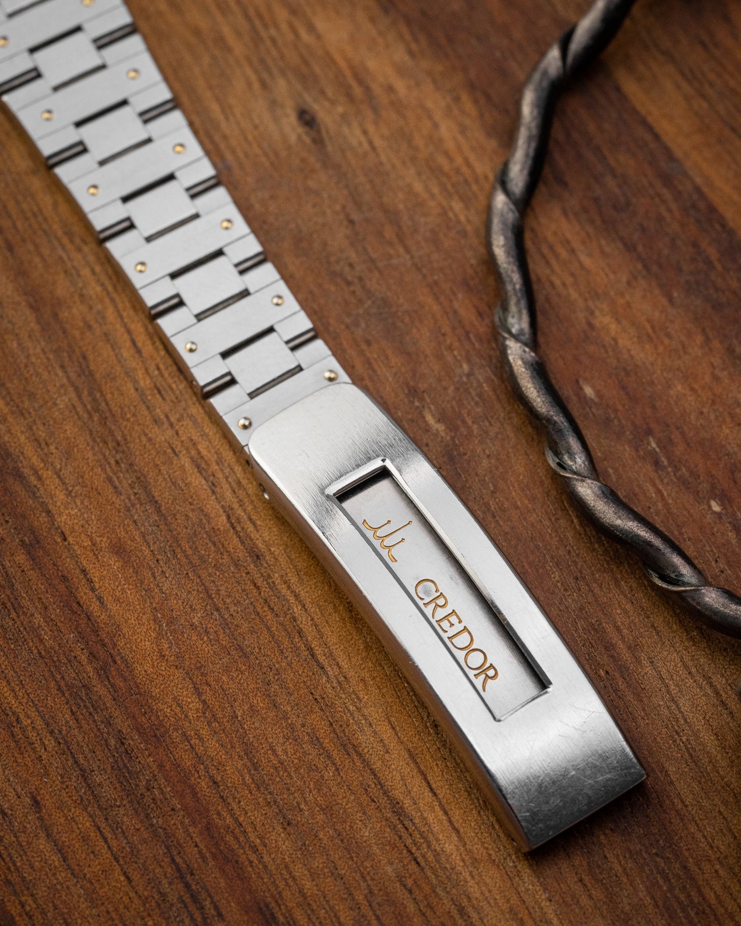 Credor Seiko Mini "Nautilus" Integrated Bracelet Ref. 8420-5010