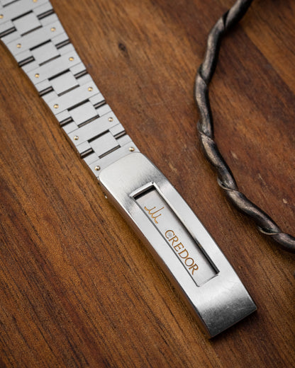 Credor Seiko Mini "Nautilus" Integrated Bracelet Ref. 8420-5010