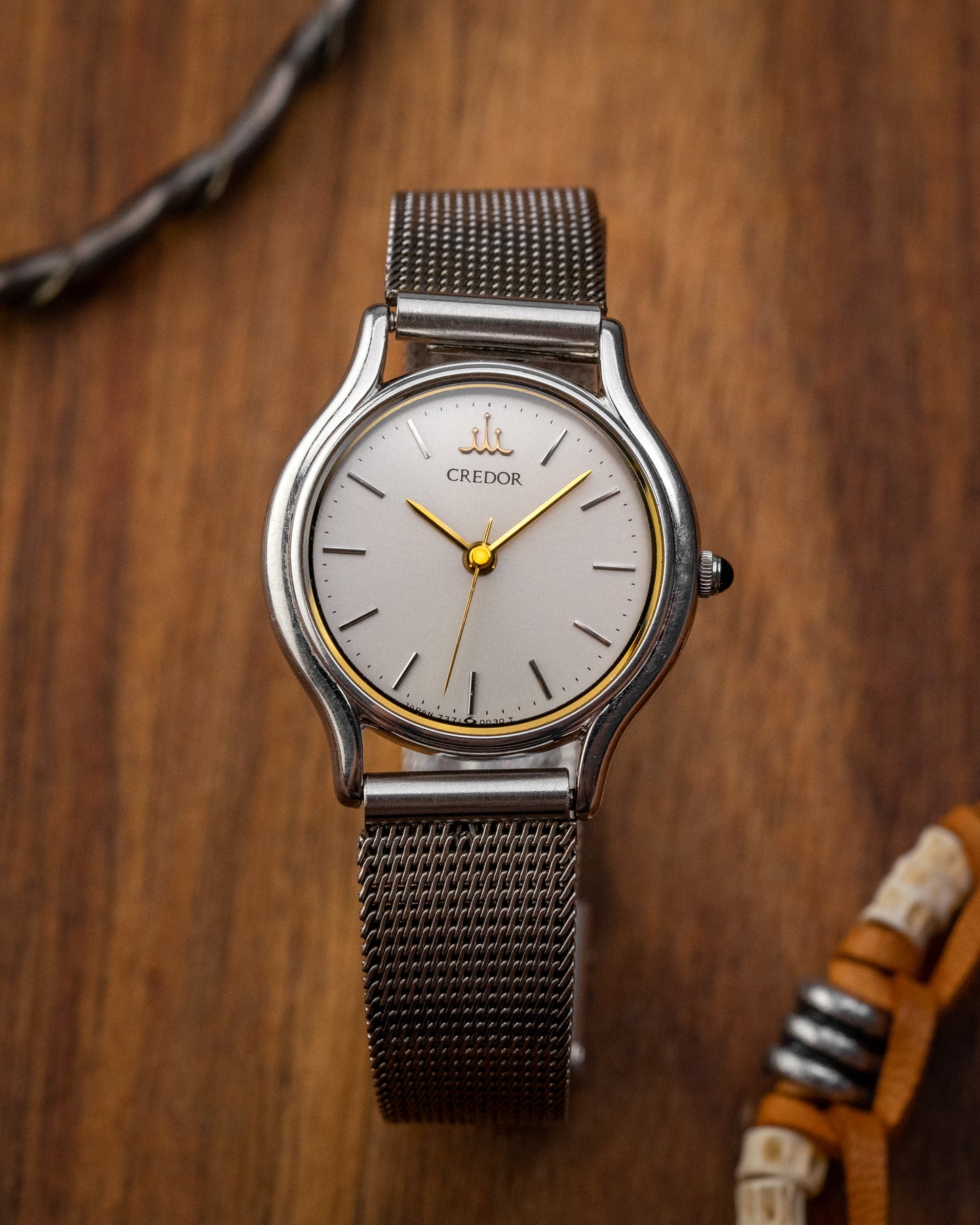 Credor Seiko Mini "Super-Slim" Two Tone 7371-0020