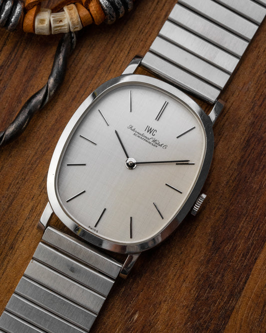 IWC "Ellipse" Linen dial Ref. 2586 (Cal. 423)