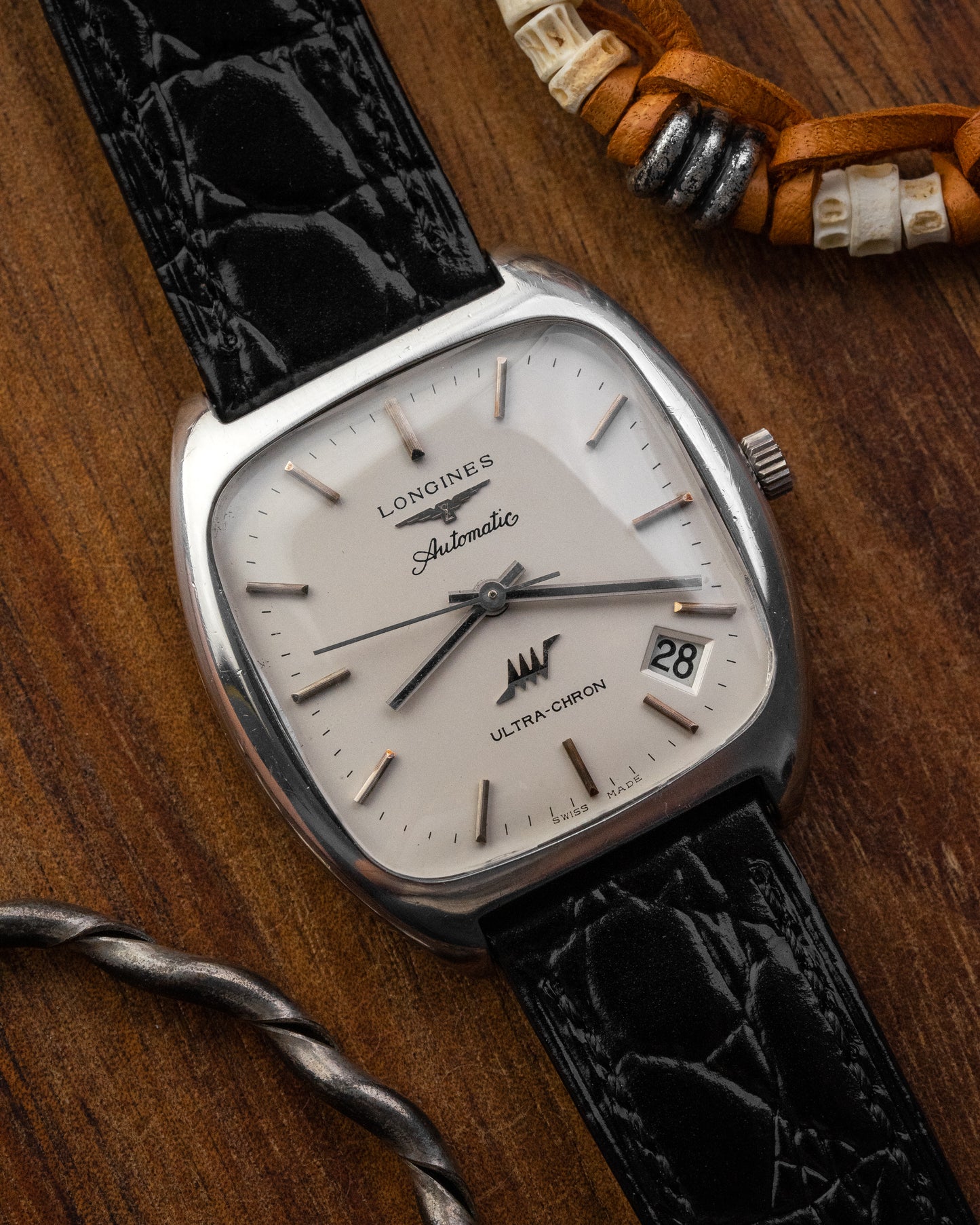 Longines Ultra-Chron “Square-Cushion” Automatic Date Ref. 8418-1 (Cal. 431)