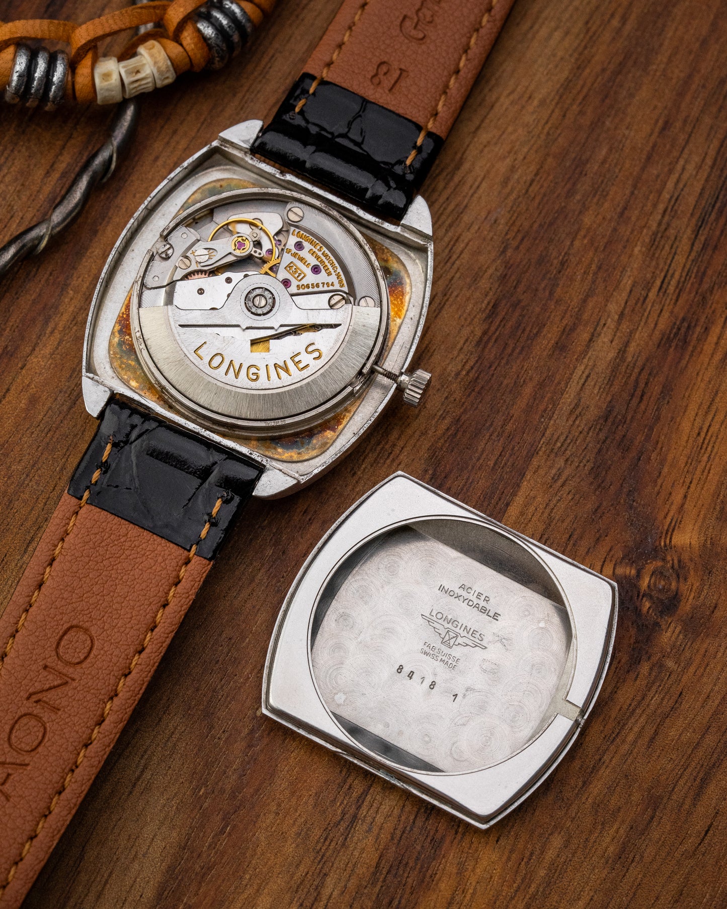 Longines Ultra-Chron “Square-Cushion” Automatic Date Ref. 8418-1 (Cal. 431)