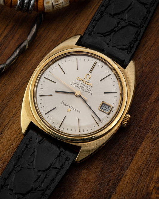 Omega Constellation Chronometer "C-shape" Gold Capped Ref. 168.017 (Cal. 564)
