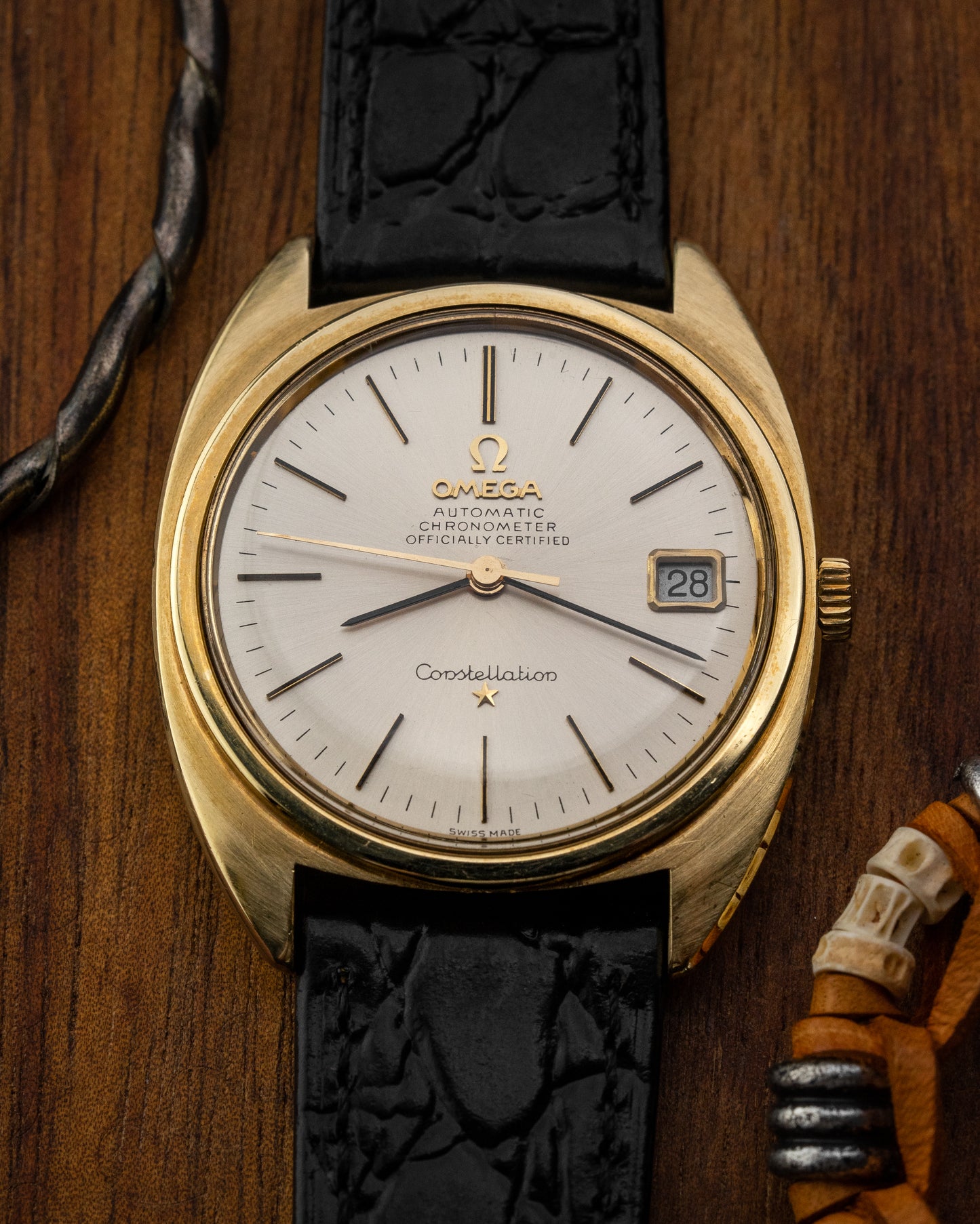 Omega Constellation Chronometer "C-shape" Gold Capped Ref. 168.017 (Cal. 564)