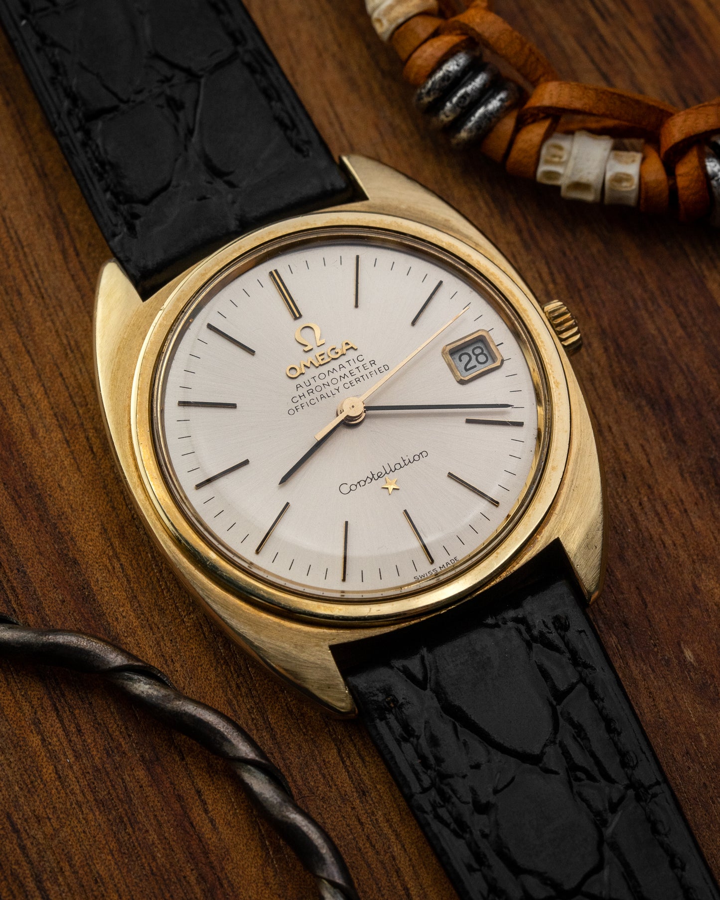 Omega Constellation Chronometer "C-shape" Gold Capped Ref. 168.017 (Cal. 564)