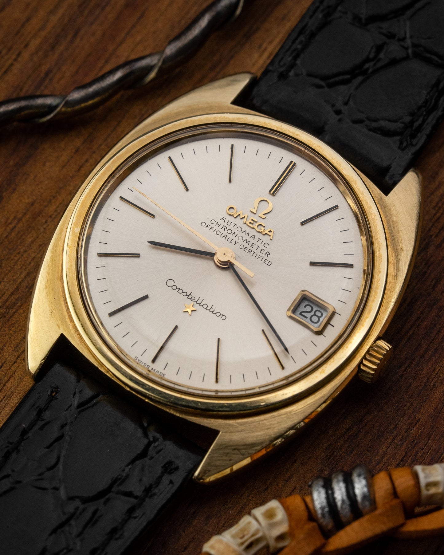 Omega Constellation Chronometer "C-shape" Gold Capped Ref. 168.017 (Cal. 564)