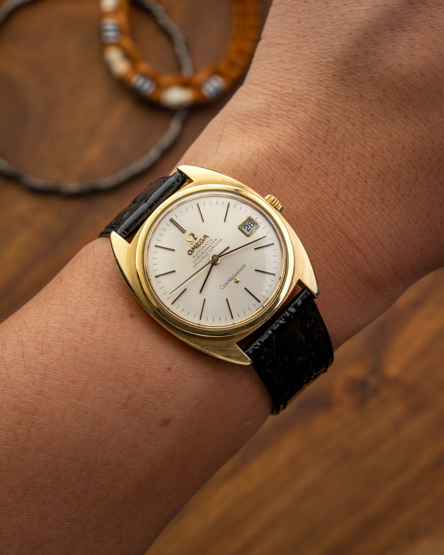 Omega Constellation Chronometer "C-shape" Gold Capped Ref. 168.017 (Cal. 564)