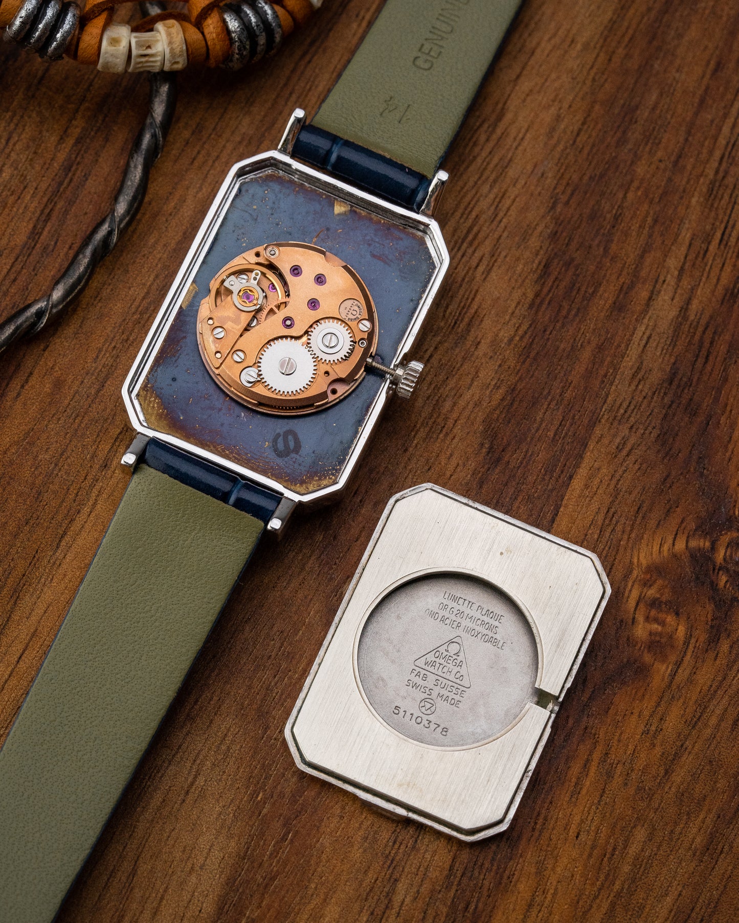 Omega De Ville Emerald “Cristallor” Blue dial by Andrew Grima Ref. 5110378 (Cal. 625)