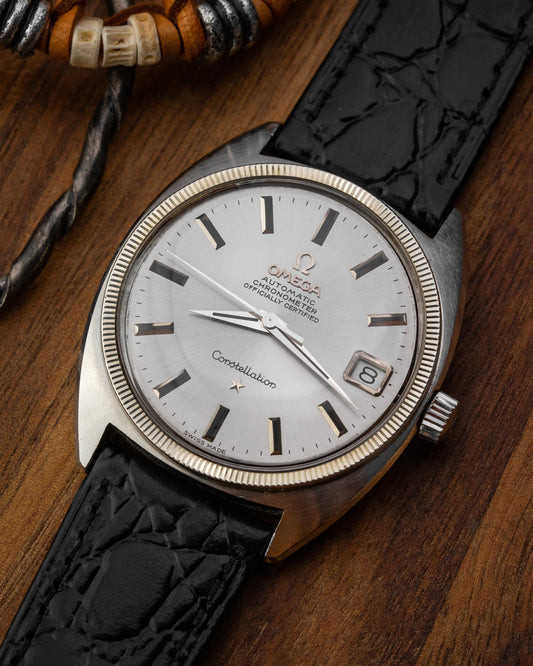 Omega Constellation Chronometer "C-shape" White Gold Fluted Bezel Ref. 168.017 (Cal. 564)