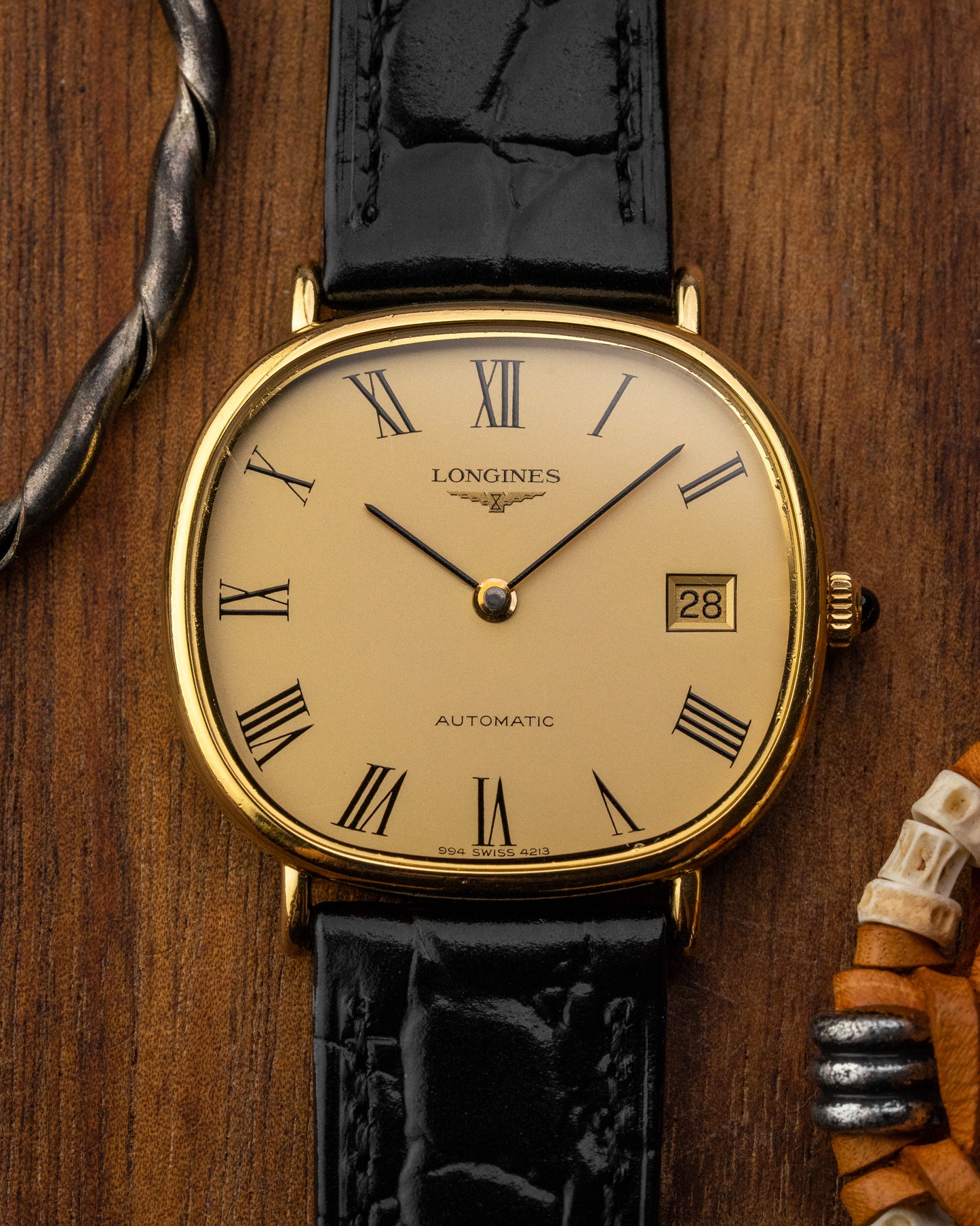 Longines "Ellipse Horizontale" Automatic Date Roman dial Ref. 4213 (Cal. L994.1)