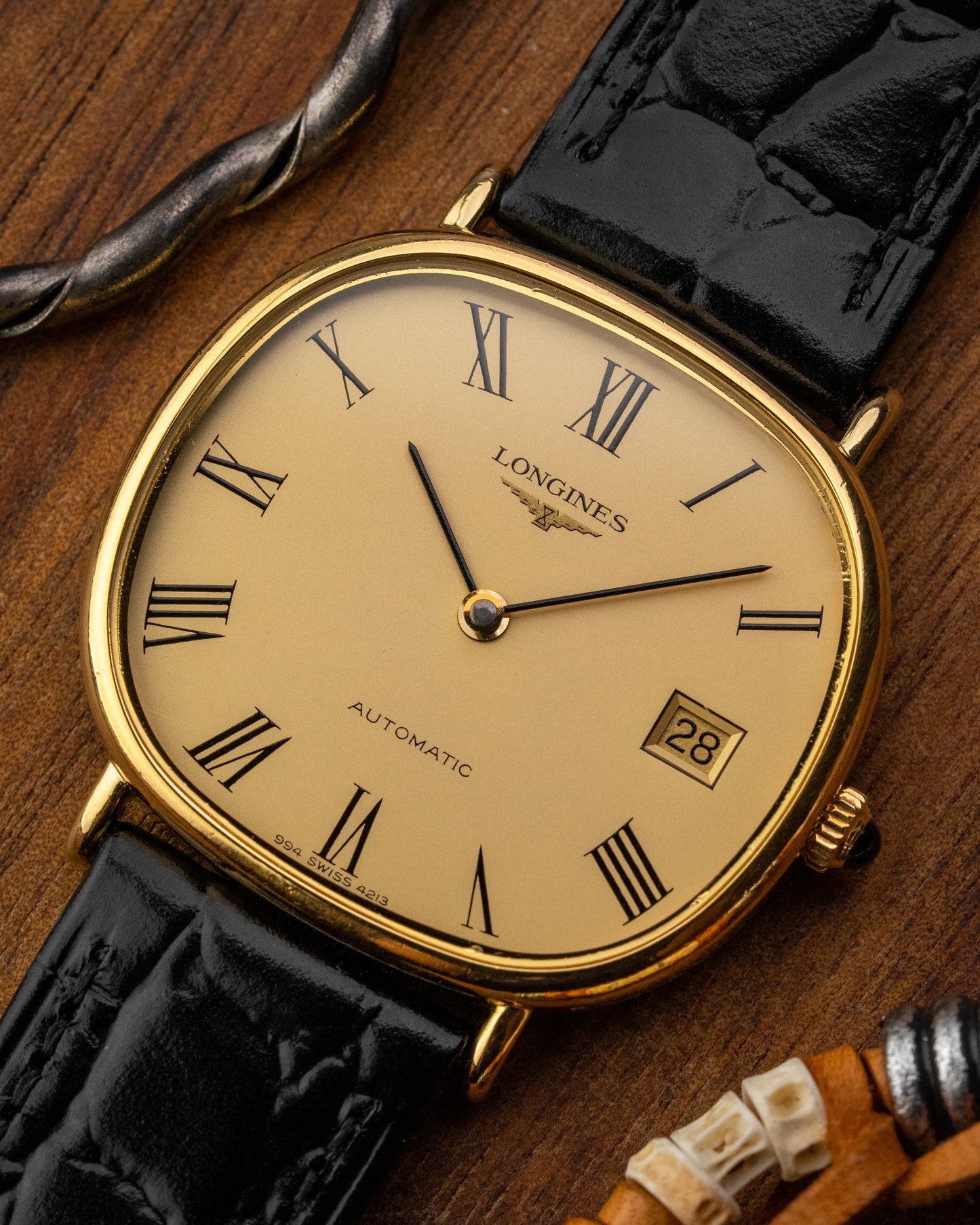 Longines "Ellipse Horizontale" Automatic Date Roman dial Ref. 4213 (Cal. L994.1)