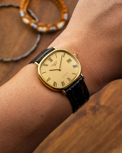 Longines "Ellipse Horizontale" Automatic Date Roman dial Ref. 4213 (Cal. L994.1)