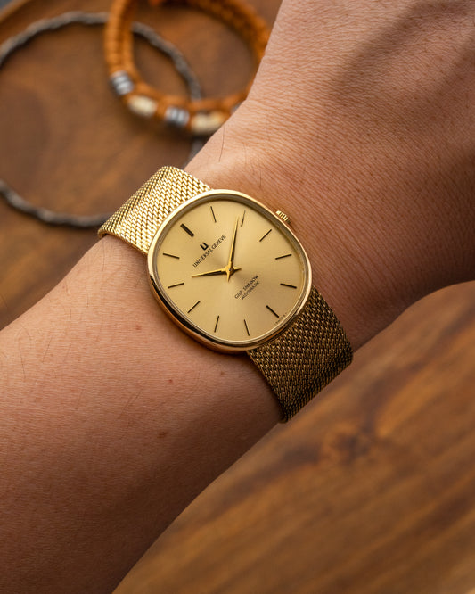 Universal Geneve Gilt Shadow "Ellipse" Ultra-Thin Gold Ref. 566049 (Cal. 2-66)