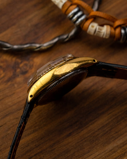 Tudor Princess Oysterdate "Fluted Bezel" Gold Ladies Ref. 7614 (Cal. ETA 2651)