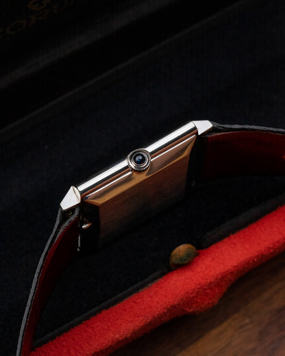 Corum Buckingham Square "French text" Brown gradient dial Ref. 57155 (Cal. 7001)