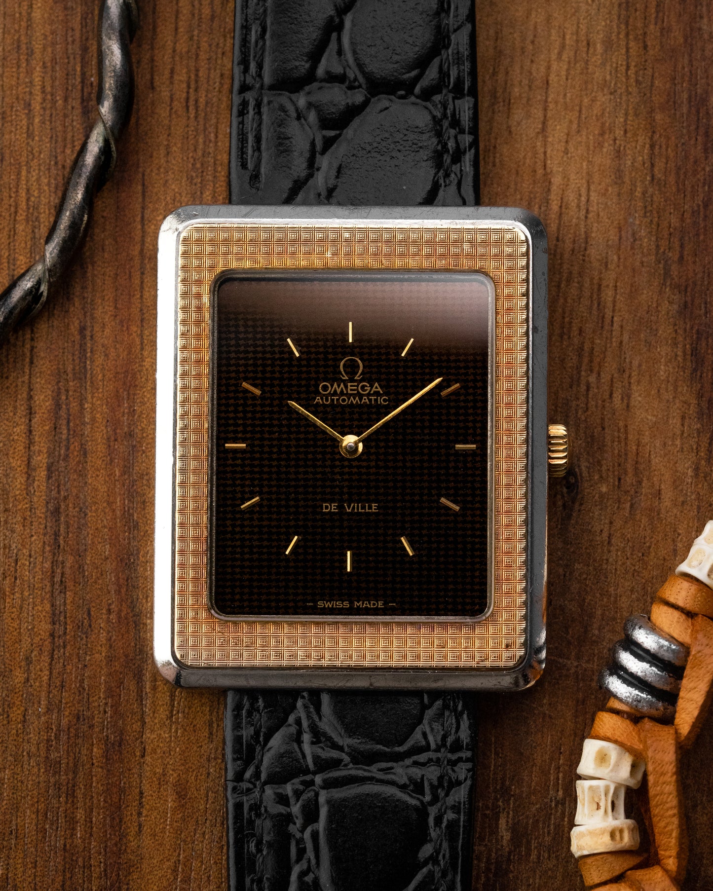 Omega De Ville "Pavé d'Or" Jumbo Rectangular Ref. 151.0052 (Cal. 711)