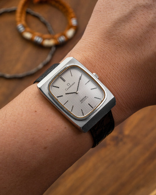 Omega Constellation "Waffle dial" Jumbo Rectangular Ref. 155.0014 (Cal. 711)
