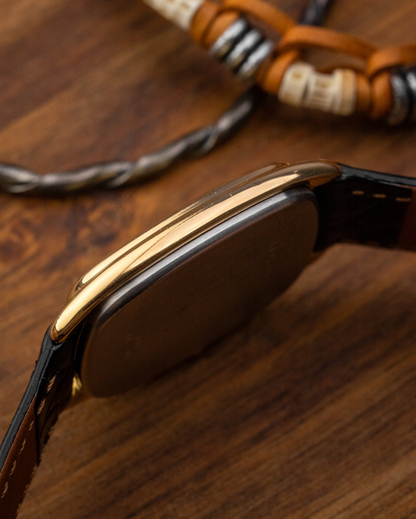 Longines "Cushion" Rectangular Gold Ref. 4448 (Cal. 847.4)