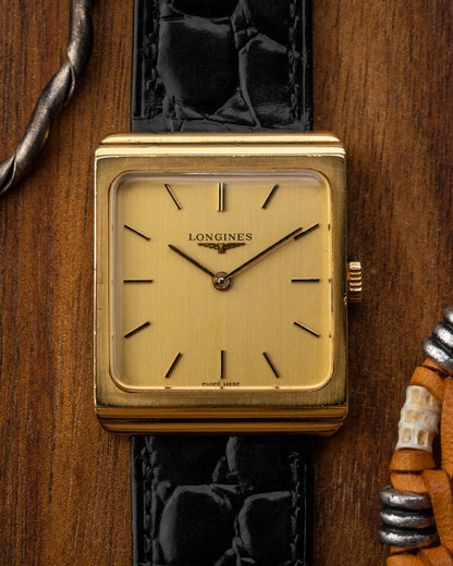 Longines Rectangular Gold Ref. 5049-2 (Cal. L847.4)