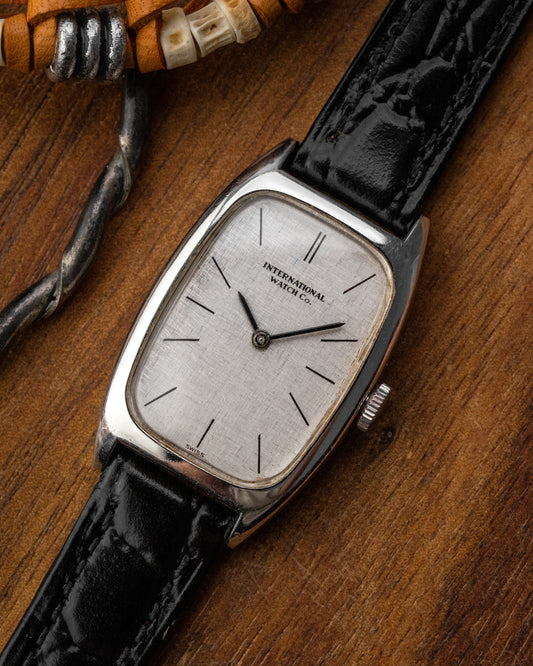 IWC "Tonneau Allongée" Linen dial Ref. 4187 (Cal. 41)