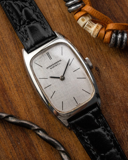 IWC "Tonneau Allongée" Linen dial Ref. 4187 (Cal. 41)